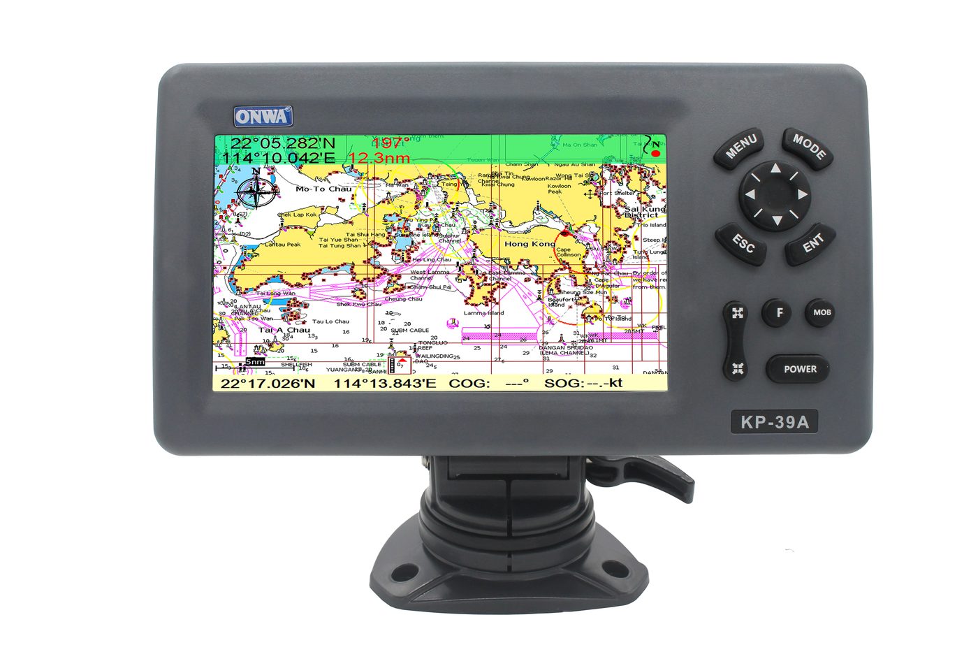 Chartplotter ONWA KP-39A con display maggiorato